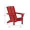 Flash Furniture Red Adirondack Patio Chairs with Cupholder, 4PK 4-LE-HMP-1045-10-RD-GG - alternate 5